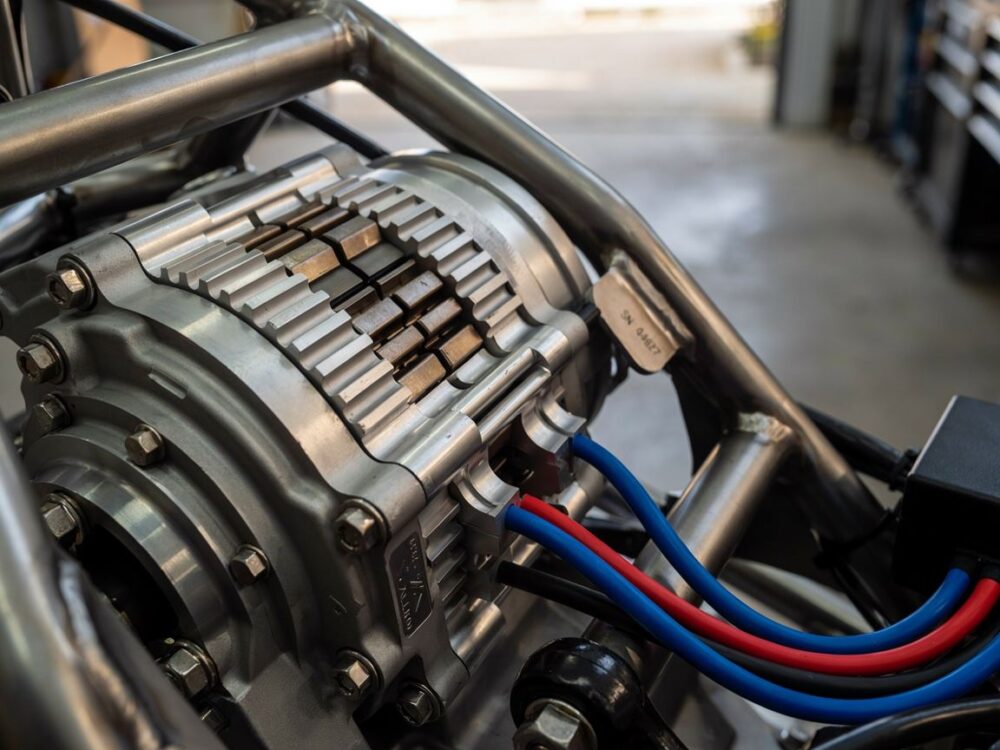 Motocykl z napędem elektrycznym