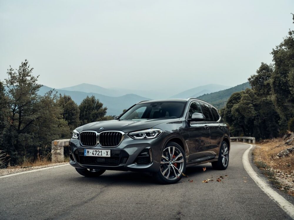 Silnik BMW X3 w ruchu